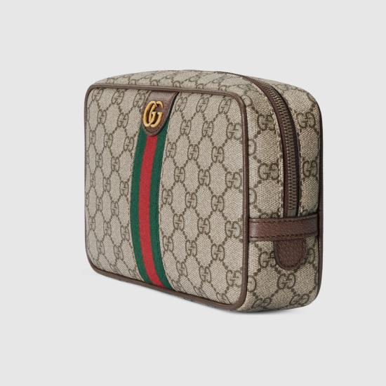 26FW 구찌 GG 슈프림 캔버스 코스메틱 케이스 76001996IWT 8745 BEIGE - GUCCI