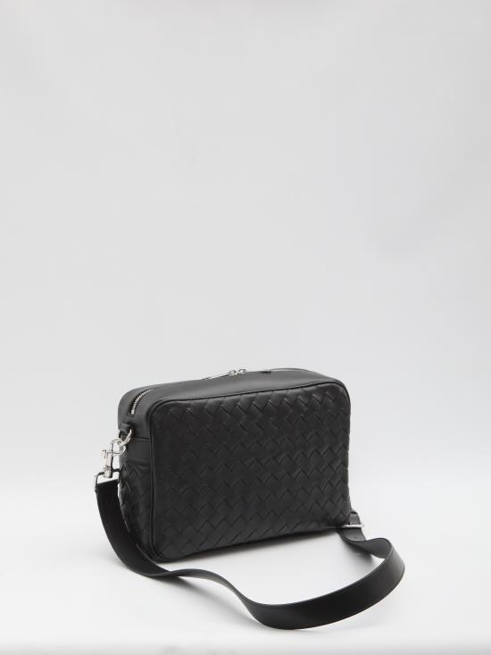 26FW 보테가베네타 미디움 인트레치아토 카메라백 755925V2HL1 8803 BLACK - BOTTEGA VENETA
