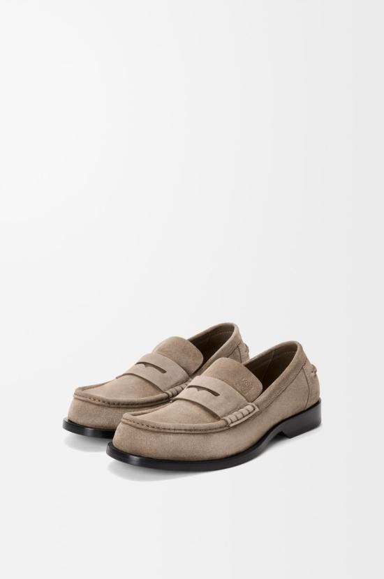 26FW 로에베 보바인 스웨이드 카프스킨 로퍼 M816290X67 3330 BROWN - LOEWE