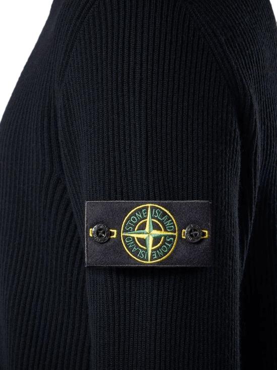 26FW 스톤 아일랜드 와펜패치 버진 울 가디건 L2S155100017S00C2 V0020 NAVY BLUE - STONE ISLAND