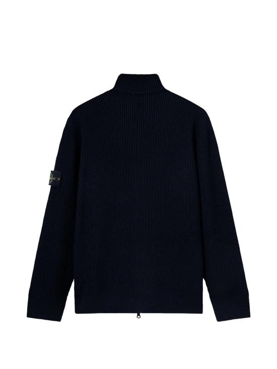 26FW 스톤 아일랜드 와펜패치 버진 울 가디건 L2S155100017S00C2 V0020 NAVY BLUE - STONE ISLAND