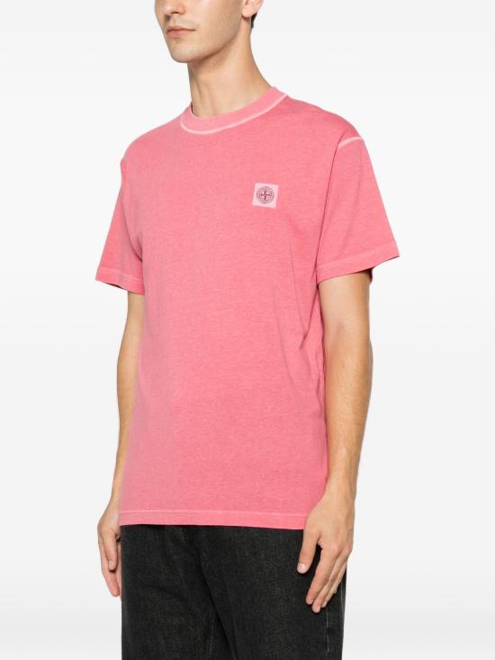 26FW 스톤 아일랜드 반팔 티셔츠 L2S152100026S0057 V0189 GERANIUM - STONE ISLAND