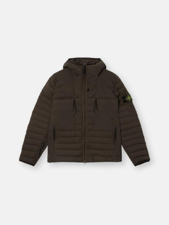 26FW 스톤 아일랜드 심리스 터널 나일론 다운-TC 후드 패딩 L2S154100107S0183 V0078 COAL GREY