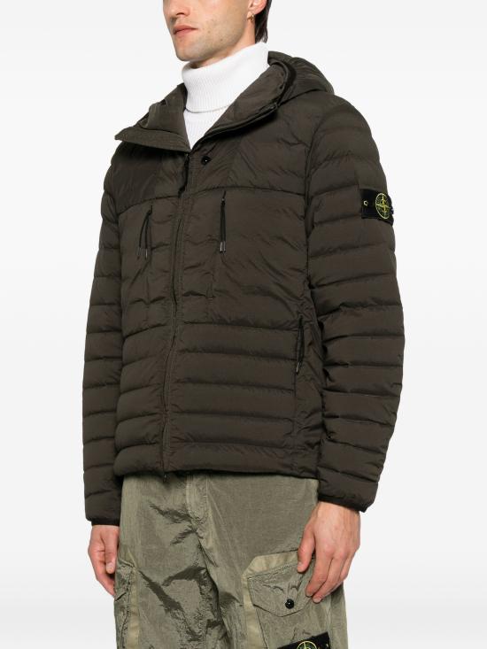 26FW 스톤 아일랜드 심리스 터널 나일론 다운-TC 후드 패딩 L2S154100107S0183 V0078 COAL GREY - STONE ISLAND