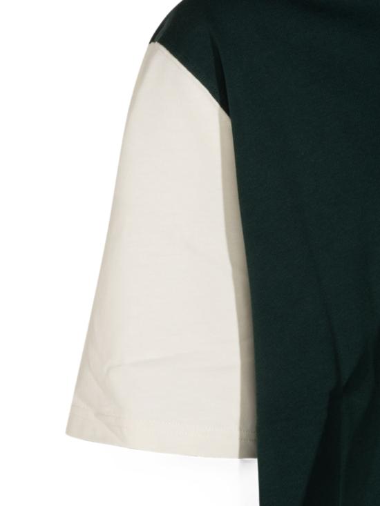 26FW 아미 반팔 티셔츠 UTS418JE0272 A244 VERT BOUTEILLE IVOIRE - AMI