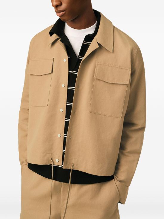 26FW 아미 긴팔 셔츠 HSH869CO0258 A184 BEIGE MASTIC - AMI