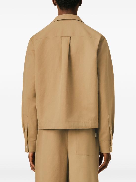 26FW 아미 긴팔 셔츠 HSH869CO0258 A184 BEIGE MASTIC - AMI
