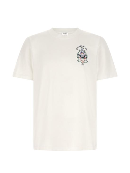26FW 카사블랑카 반팔 티셔츠 MPF26JTS001 HOTEL EMBLEM