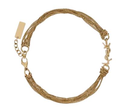 26FW 생로랑 팔찌 804330Y1500 8030 METALLIC - SAINT LAURENT