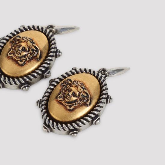 26FW 베르사체 이어링 10244681A00620 4JSE0 METALLIC - VERSACE
