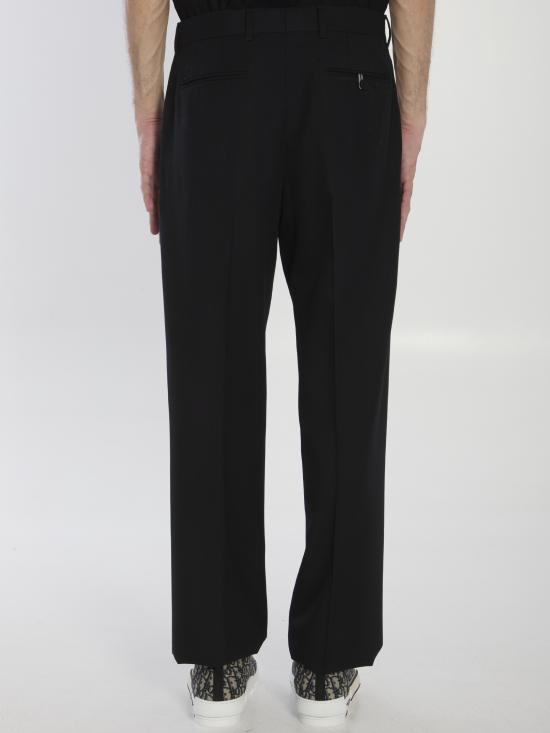  디올 스트레이트 팬츠 593C103A1040 900 BLACK - DIOR