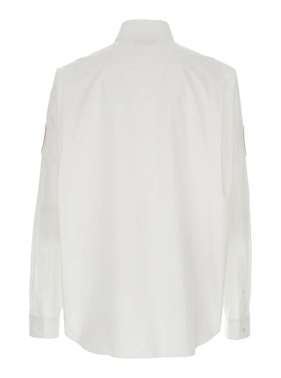 25FW 발렌시아가 패치 라지 핏 셔츠 830979 TRM289000 WHITE - BALENCIAGA