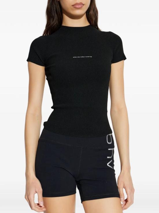  알렉산더 왕 반팔 티셔츠 1KC2261037 001 BLACK - ALEXANDER WANG