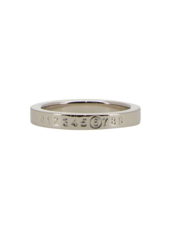  MM6 메종마르지엘라 뉴메릭 미니멀 시그니처 링 SM6UQ0059 P6469951 SILVER