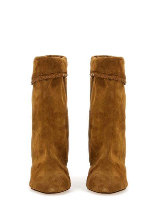  이자벨마랑 달비 드레이프 스웨이드 카프스킨 레더 부츠 BO0188FB C1A20S50CO BROWN - ISABEL MARANT
