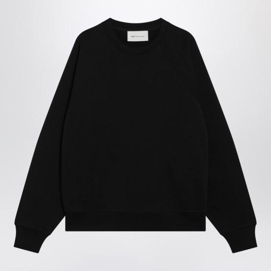 26FW 아미 코튼 드 하트 스웨트셔츠 USW757747001 BLACK