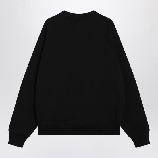 26FW 아미 코튼 드 하트 스웨트셔츠 USW757747001 BLACK - AMI