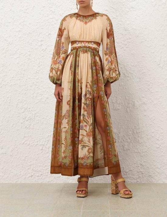 26FW 짐머만 미디 원피스 5947DSS262CKSF ECRU - ZIMMERMANN