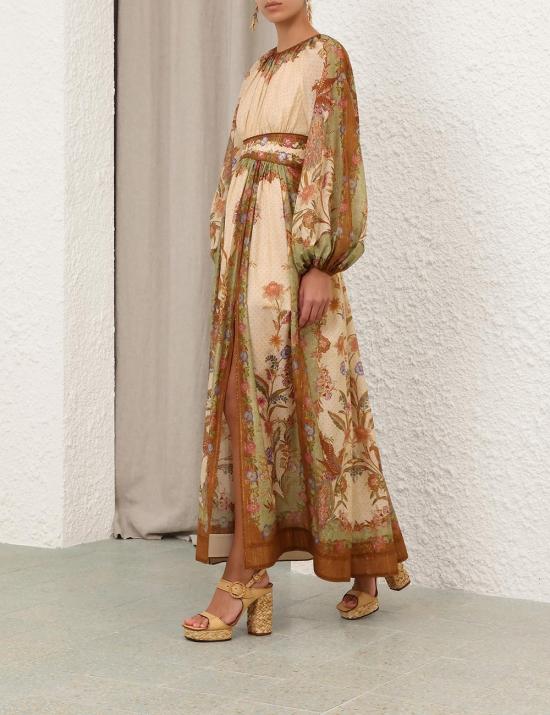 26FW 짐머만 미디 원피스 5947DSS262CKSF ECRU - ZIMMERMANN