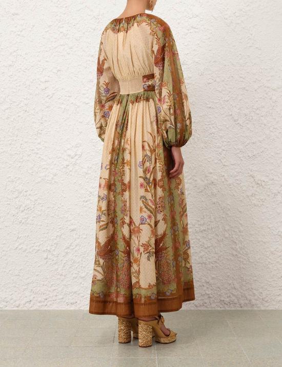 26FW 짐머만 미디 원피스 5947DSS262CKSF ECRU - ZIMMERMANN