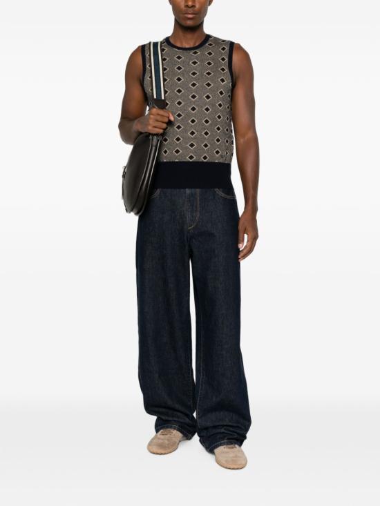 26FW 엠포리오 아르마니 스웨터 EM006267AF29811FB056 NAVY - EMPORIO ARMANI