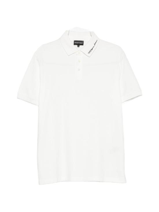 26FW 엠포리오 아르마니 반팔 티셔츠 EM007355AF10497U0003 WHITE