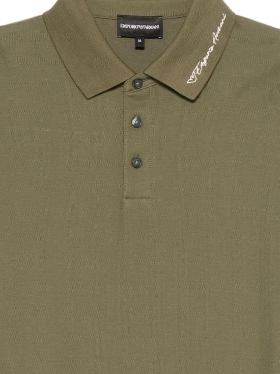 26FW 엠포리오 아르마니 반팔 티셔츠 EM007355AF10497U7046 GREEN - EMPORIO ARMANI