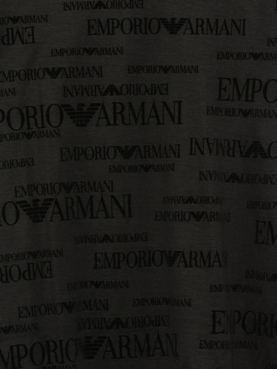 26FW 엠포리오 아르마니 반팔 티셔츠 EM007343AF10017FC376 BLACK - EMPORIO ARMANI