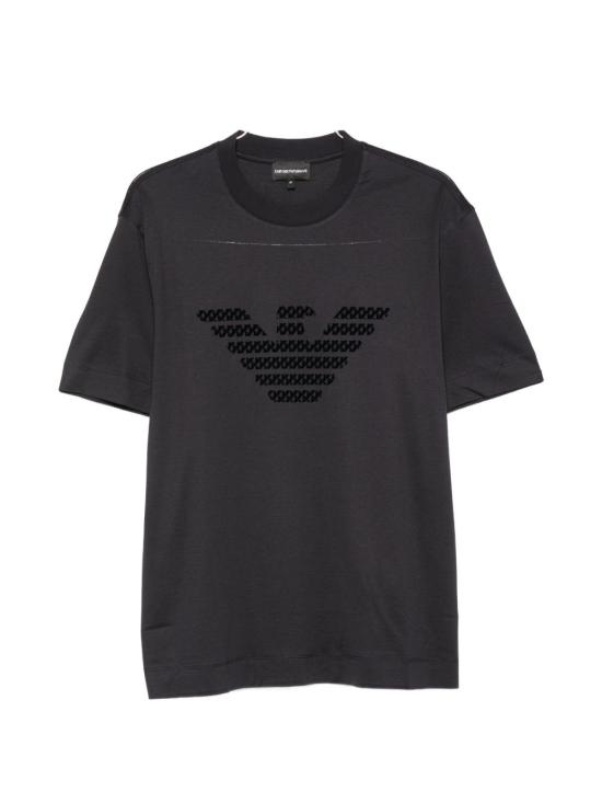 26FW 엠포리오 아르마니 반팔 티셔츠 EM006770AF10017MB841 NAVY