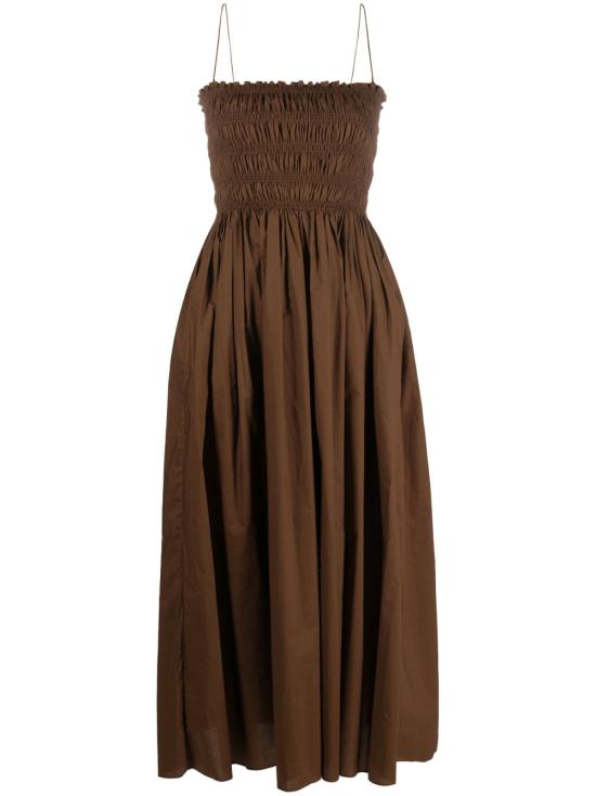 26SS 마토 미디 원피스 SHBDRPLCHC BROWN