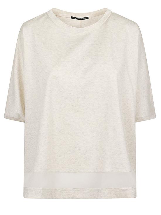 26SS MIZUIRO 반팔 티셔츠 121007413 BEIGE