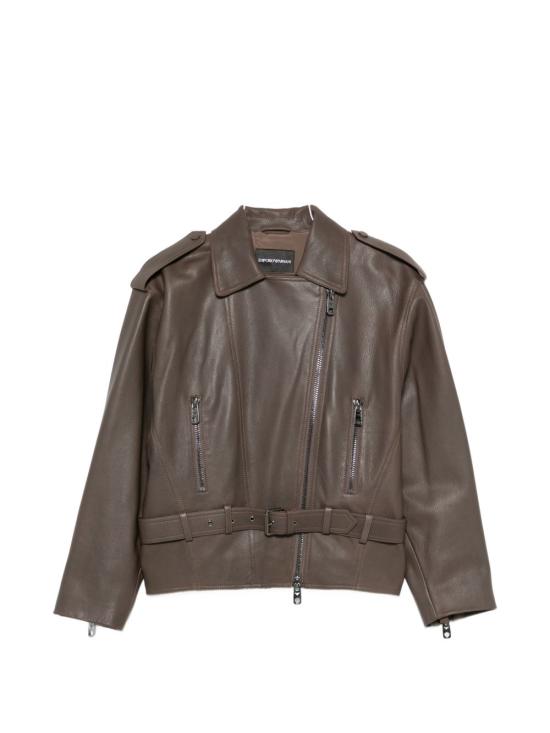 26FW 엠포리오 아르마니 미디 원피스 EW004958AF27024U6200 BROWN
