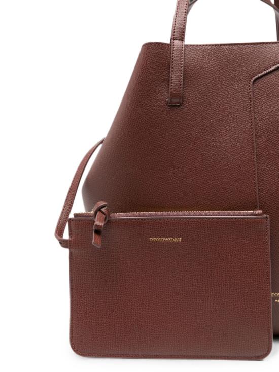 26FW 엠포리오 아르마니 토트백 EW005668AF29459U6017 BROWN - EMPORIO ARMANI