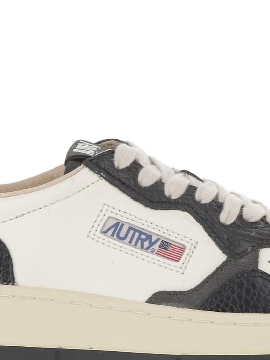 26FW 오트리 메달리스트 로우 레더 스니커즈 AULWCZ05 BLACK - AUTRY