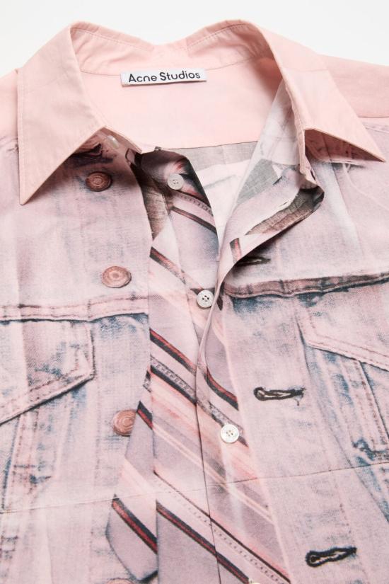 26FW 아크네 스튜디오 긴팔 셔츠 BB0711RWMNSHIR000030 415 PINK - ACNE STUDIOS