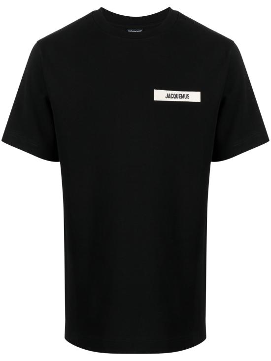 26FW 자크뮈스 반팔 티셔츠 25HTSM00133AJ00 990 BLACK