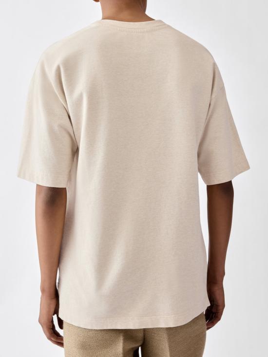 26FW 자크뮈스 반팔 티셔츠 26HTSU00345AJ00 130 LIGHTBEIGE - JACQUEMUS