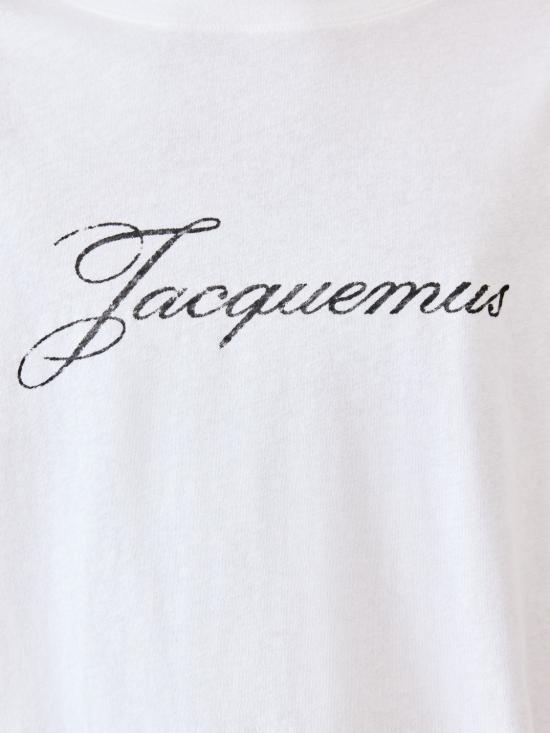 26FW 자크뮈스 반팔 티셔츠 26HTSU00351AJ00 100 WHITE - JACQUEMUS