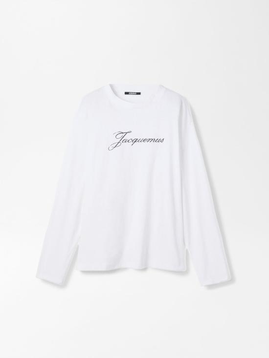 26FW 자크뮈스 반팔 티셔츠 26HTSU00351AJ00 100 WHITE