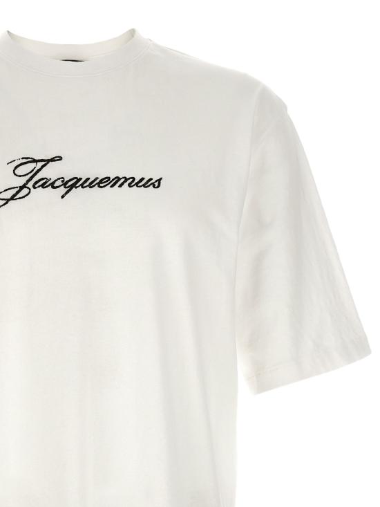 26FW 자크뮈스 반팔 티셔츠 26ETSM00639AJ00 100 WHITE - JACQUEMUS