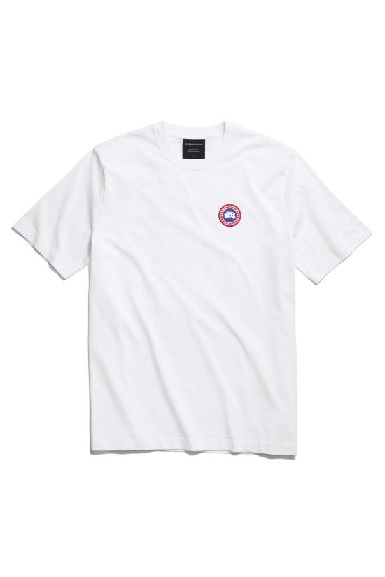 26FW 캐나다구스 반팔 티셔츠 1340M 3227 OPTIC WHIT - CANADA GOOSE