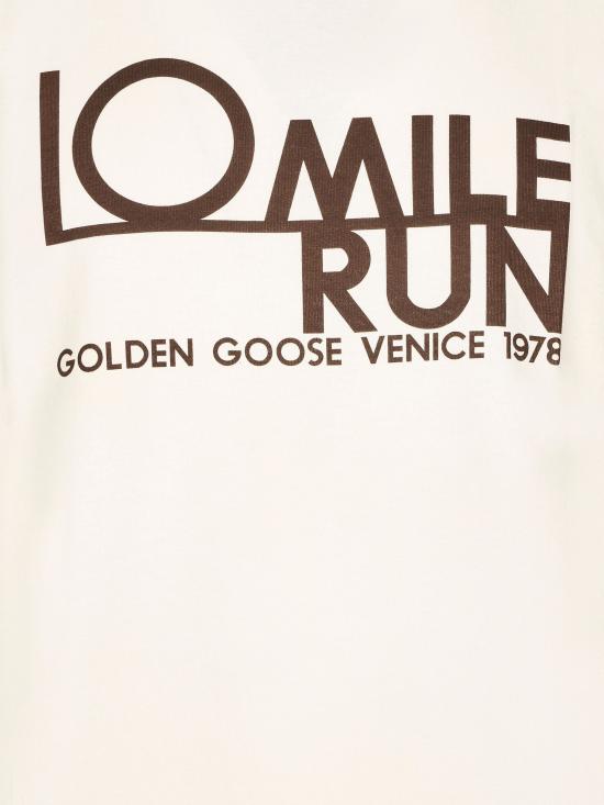 26FW 골든구스 반팔 티셔츠 GMP01220P002621 11560 HERITAGEWH - GOLDEN GOOSE