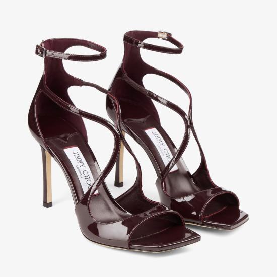 26FW 지미추 샌들 0000078581PAT 061998 DEEPMERLOT - JIMMY CHOO
