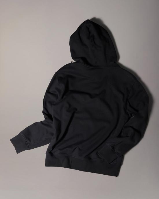 26FW 무스너클 후드 티셔츠 M36MS619 292 BLACK - MOOSE KNUCKLES