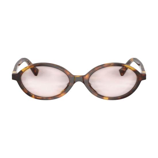 26FW 미우미우 뮤 리가르드 오벌 선글라스 0MU04ZS14L4I050 BROWN