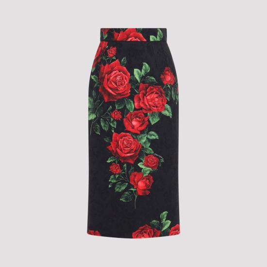 26FW 돌체앤가바나 스커트 F4CS8TFSTB4 HN6EJ BLACK - DOLCE & GABBANA