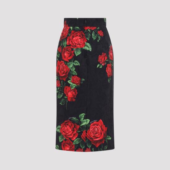 26FW 돌체앤가바나 스커트 F4CS8TFSTB4 HN6EJ BLACK - DOLCE & GABBANA