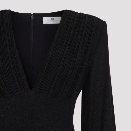 26FW 엘리자베타프랜치 미디 원피스 ABR1566E2 110 BLACK - ELISABETTA FRANCHI