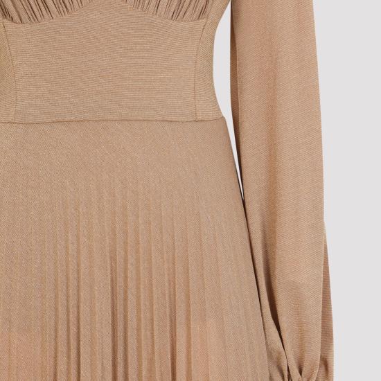 26FW 엘리자베타프랜치 미디 원피스 ABR1566E2 EV8 NUDE NEUTRALS - ELISABETTA FRANCHI