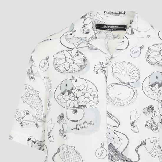 26FW 자크뮈스 긴팔 셔츠 SHM00646AW00930 1TA WHITE - JACQUEMUS